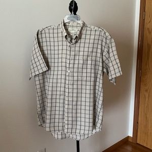 Natural Issue Wrinkle Free Mens dress Shirt Size L